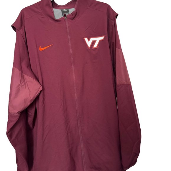 Nike Other - Virginia Tech Hokies Nike Dri-Fit Exercise Jacket, XXL 2XL